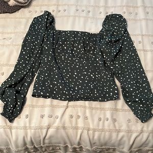 ABERCROMBIE LONG SLEEVE BLOUSE